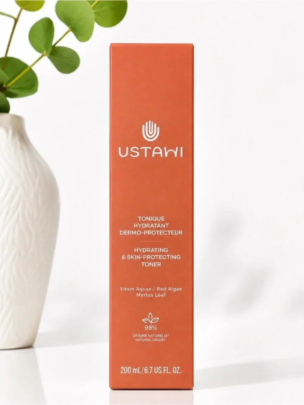 USTAWI Hydrating & Skin Protecting Toner 200mL Made in France NIB